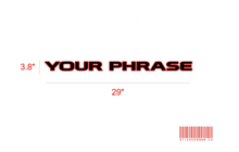 Jeep Hood Decals (2 pieces)
