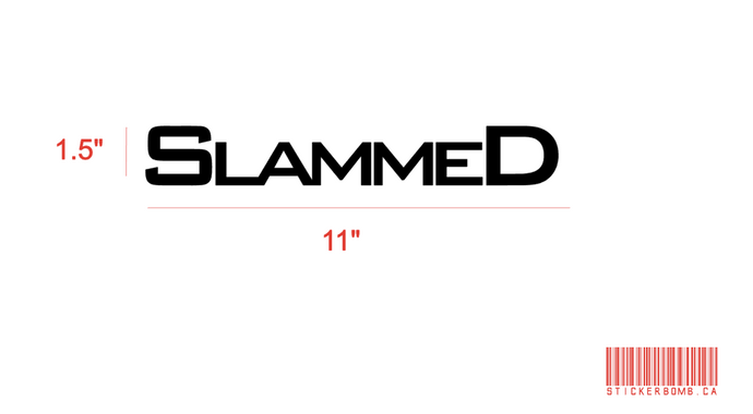 Slammed Decal