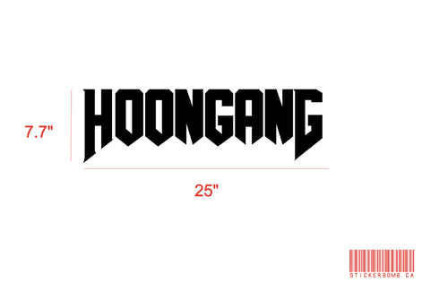 HoonGang Windshield Banner