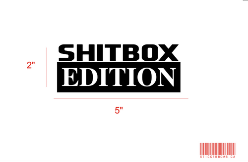 Shitbox Edition Decal