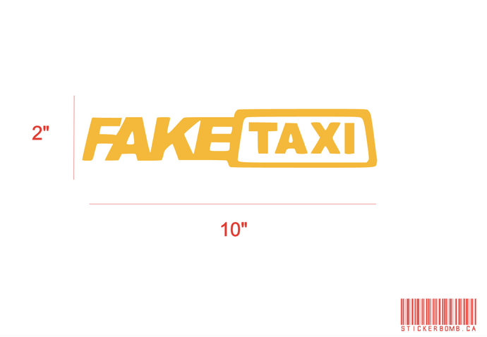 Faketaxi Decal