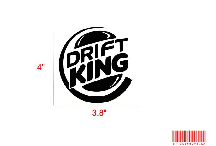 Drift King Decal