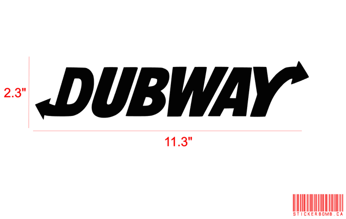 Dubway Decal