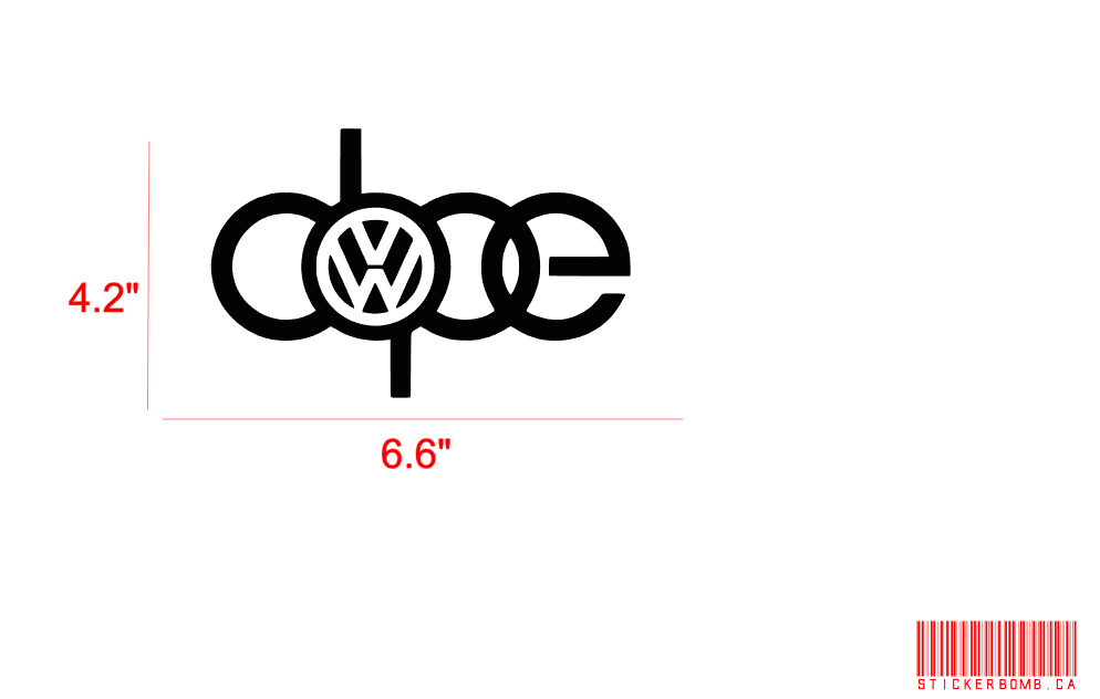 dope VW Decal