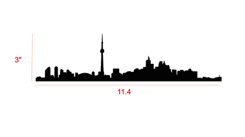 Toronto Skyline Decal