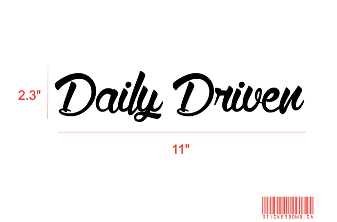 Daily Driven Decals