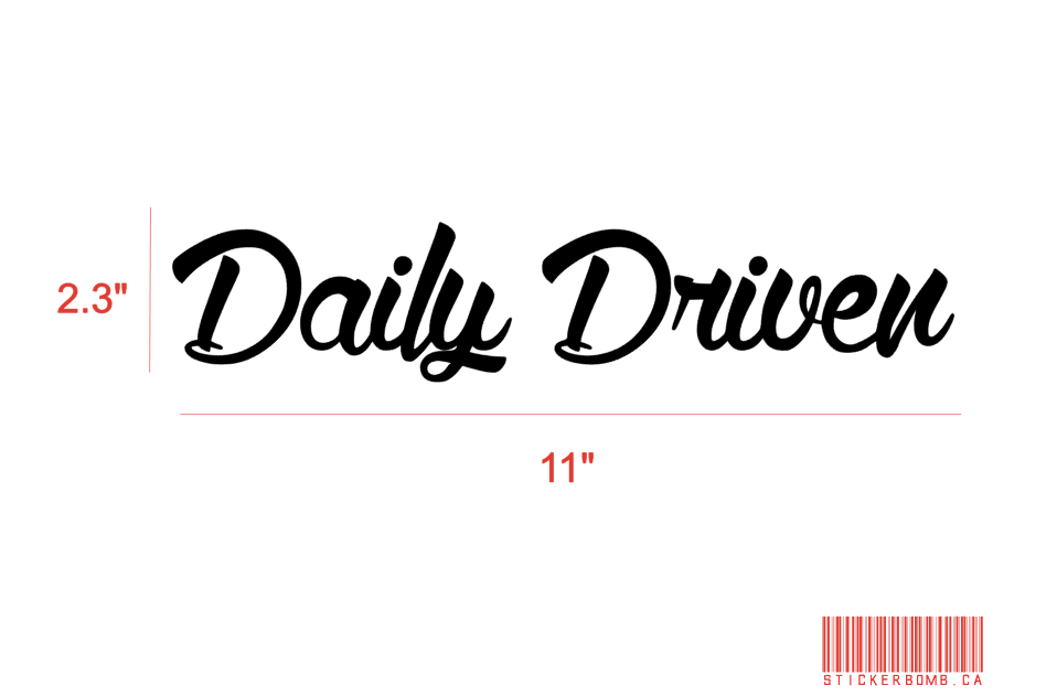 Daily Driven Decals