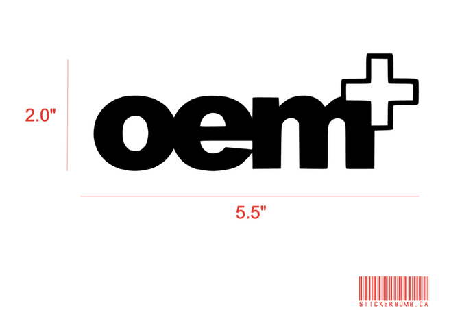 OEM Plus Decal