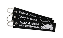 Drop a Gear and Disappear Motorcycle Key Chain