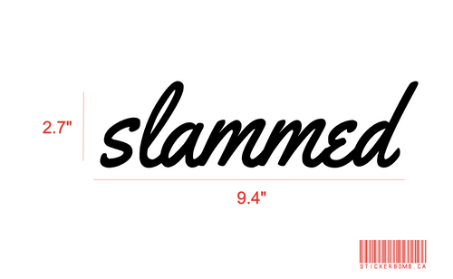 Slammed Decal