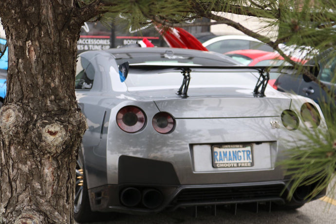 Nissan GTR R35 Exhaust Guard Vinyl Overlay